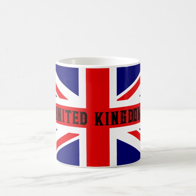 The British Flag United Kingdom    Coffee Mug (Center)