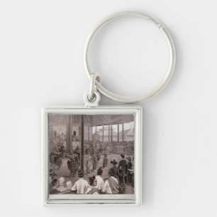 The British in Burmah Key Ring