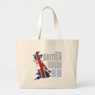 The British Invasion 1964-1966 Large Tote Bag