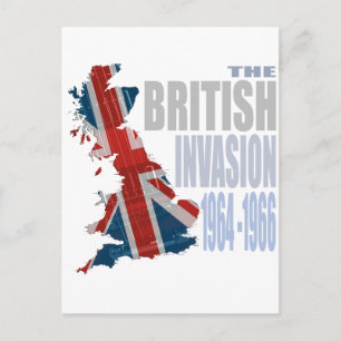 The British Invasion 1964-1966 Postcard