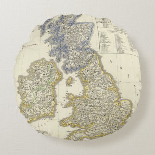 The British Isles from 1066 to 1485 Round Cushion