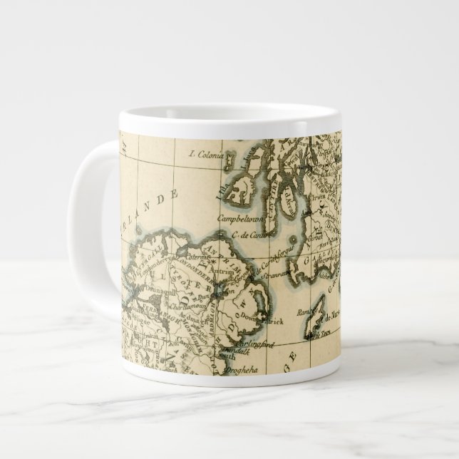 The British Isles Large Coffee Mug (Front Left)