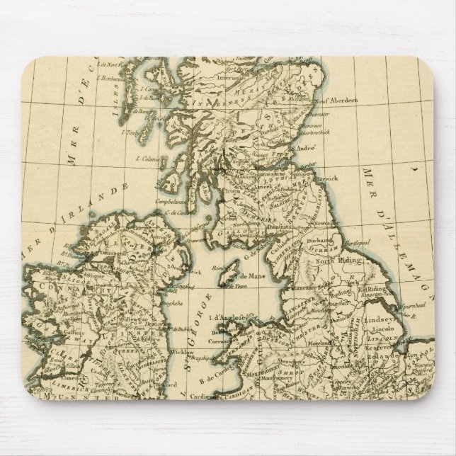 The British Isles Mouse Mat (Front)