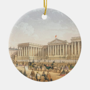 The British Museum, c.1862 (colour litho) Ceramic Tree Decoration