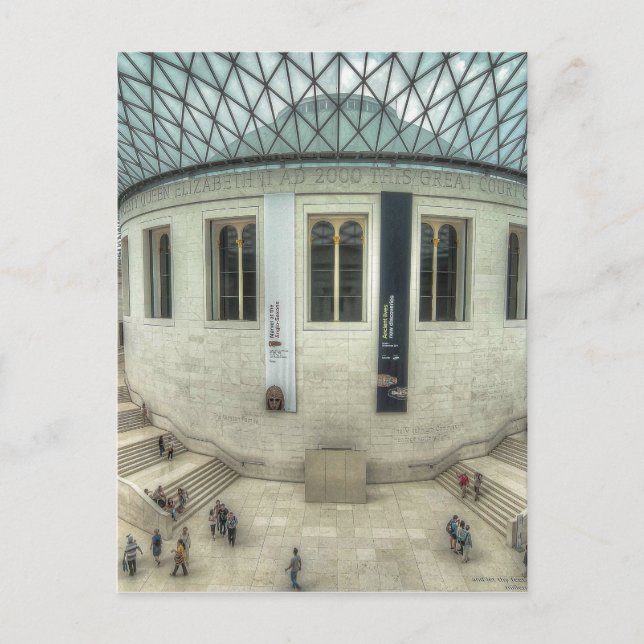 The British Museum in Summer Postcard (Front)