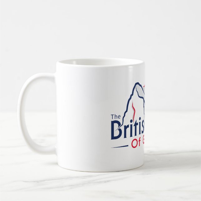 The British Rock Of Gibraltar Mug (Left)
