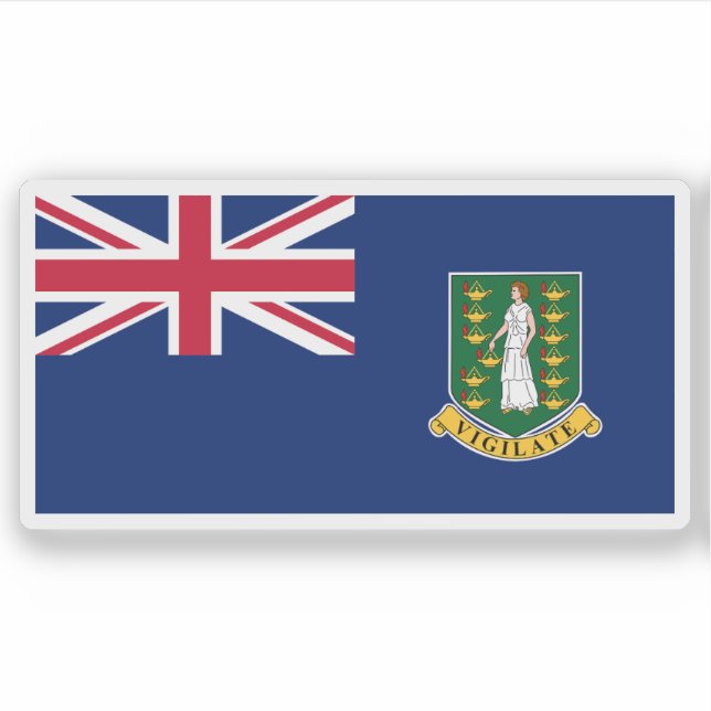 The British Virgin Islands flag,Overseas Territory (Front)