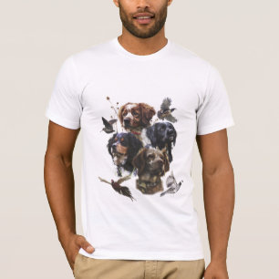 The Brittany Spaniels , Bird Hunting Season T-Shirt