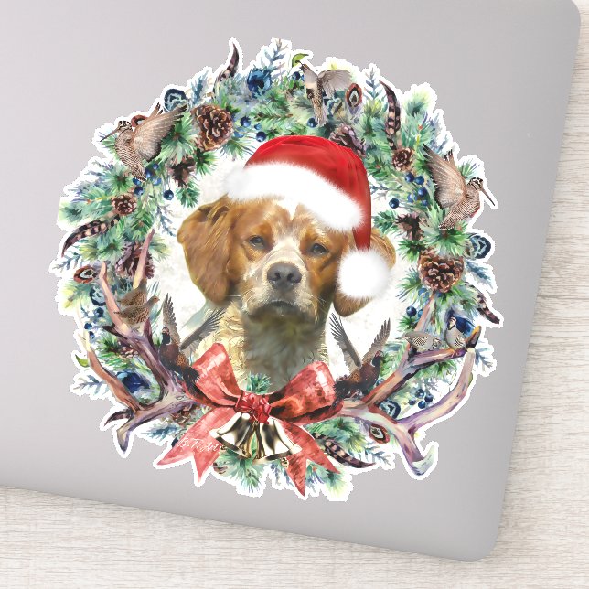 The Brittany Spaniels , Christmas  (Detail)