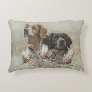 The Brittany Spaniels, French Brittany, Bird dog, Decorative Cushion