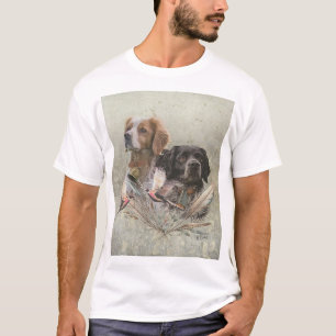 The Brittany Spaniels, French Brittany, Bird dog, T-Shirt
