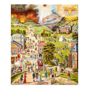 The Broad and Narrow Way by British SChool Photo Print