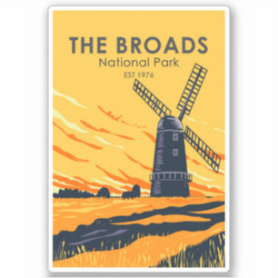 The Broads National Park England Vintage