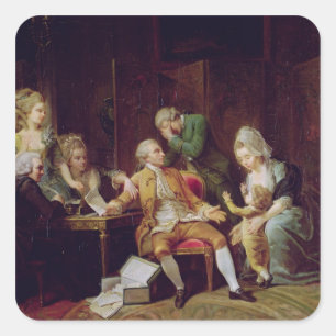 The Broken Contract Square Sticker