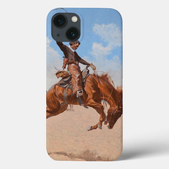 The Bronco Buster (by Frederic Remington) Case-Mate iPhone Case (Back)
