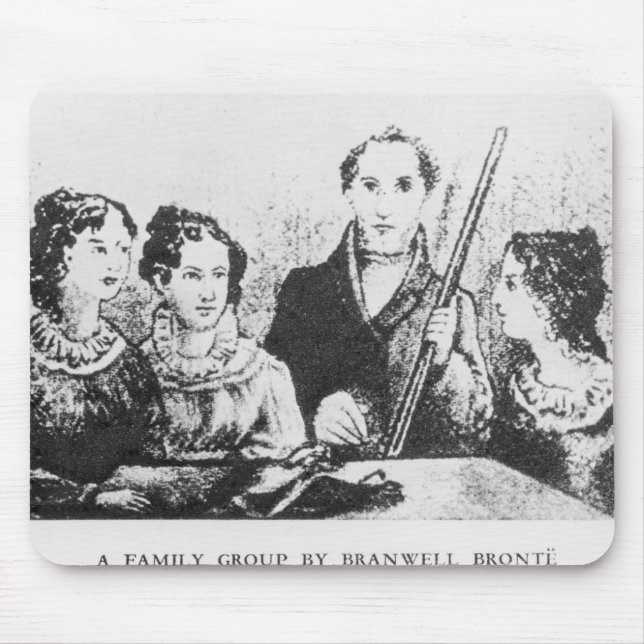 The Bronte Family Mouse Mat (Front)
