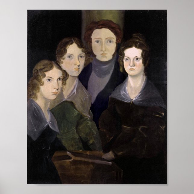 The Bronte Family Pillar Portrait Restoration Poster (Front)
