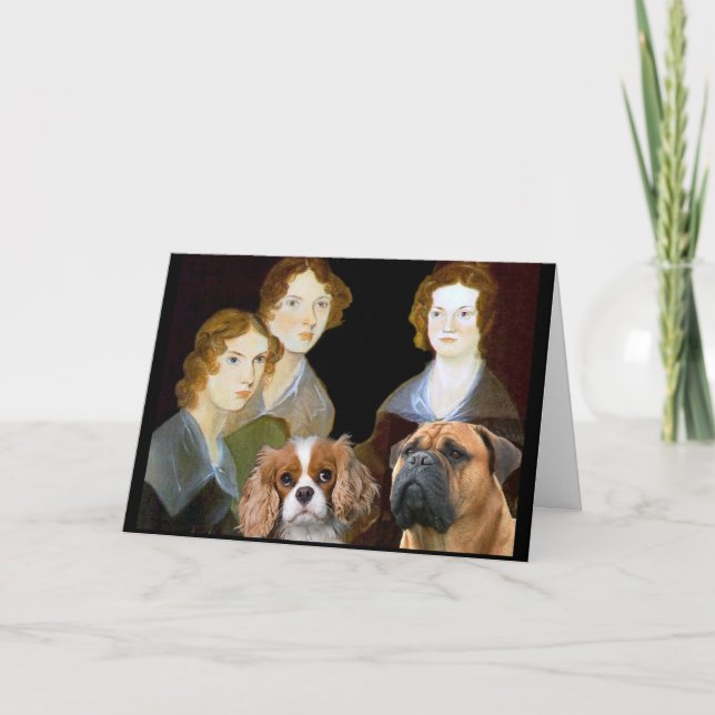 The Bronte sisters and their dogs Card (Front)