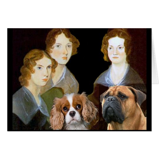 The Bronte sisters and their dogs Card
