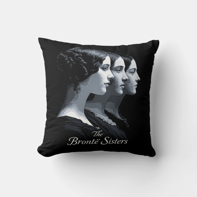The Brontë Sisters Cushion (Front)