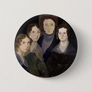 The Brontës ~ Restored Pillar Portrait 6 Cm Round Badge