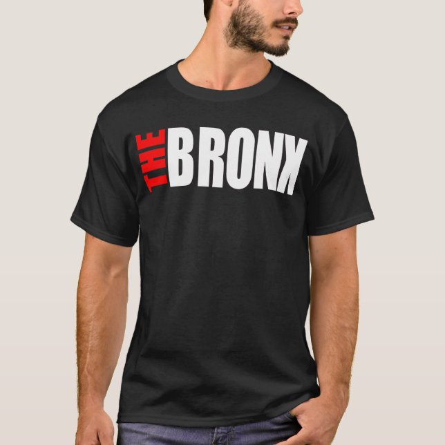 THE BRONX_LOGO_png white&red T-Shirt (Front)