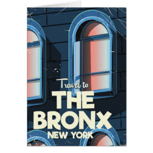 The Bronx New York City travel poster