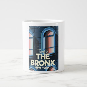 The Bronx New York City travel poster Large Coffee Mug