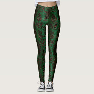 The Bronze Velvet  Series Design 10  Leggings