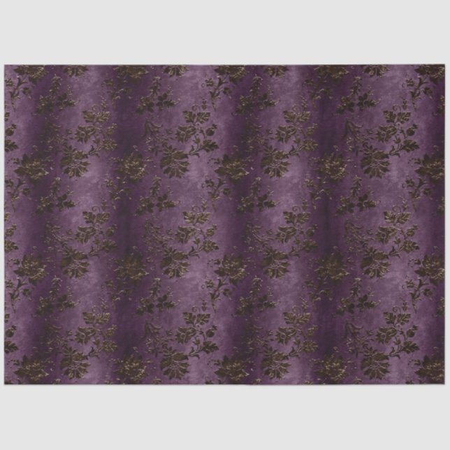 The Bronze Velvet  Series Design 4 Tissue Paper (Front)