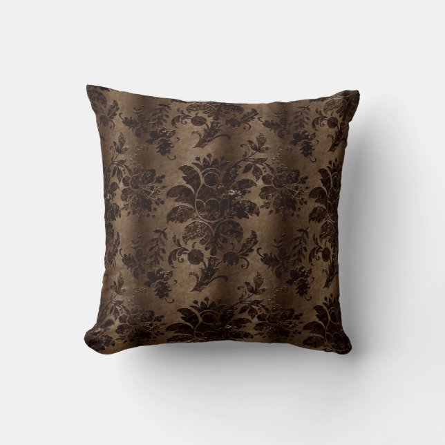 The Bronze Velvet  Series Design 5  Cushion (Front)