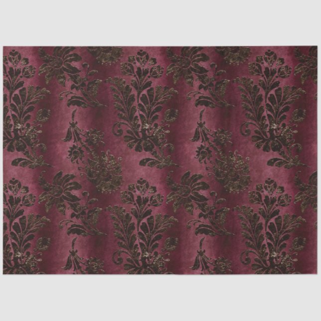 The Bronze Velvet  Series Design 9 Tissue Paper (Front)