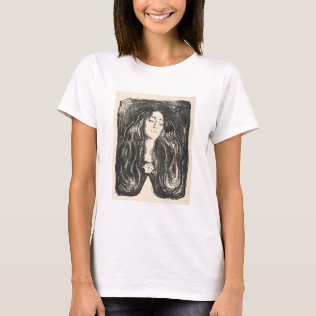 The Brooch Eva Mudocci Edvard Munch T-Shirt (Front)