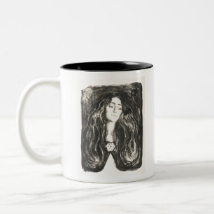 The Brooch Eva Mudocci Edvard Munch Two-Tone Coffee Mug