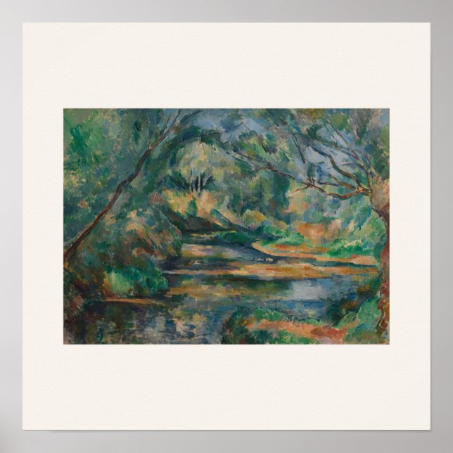 The Brook - Impressionist Square Poster (Front)