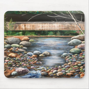 The Brook Original Hand Painted Art Mouse Mat