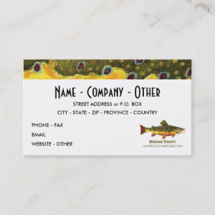 The Brook Trout Business Card