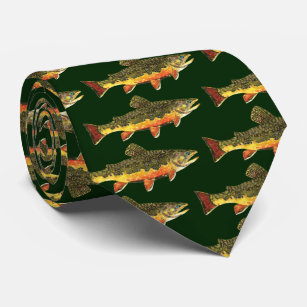 The Brook Trout for Fishermen and Ichthyologist Tie