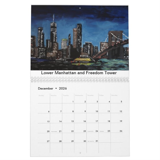 The Brooklyn Bridge 2022 Calendar (Dec 2026)