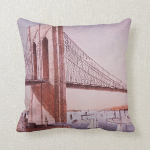 The Brooklyn Bridge Cushion