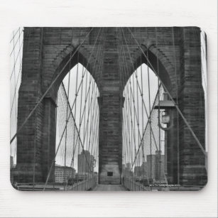 The Brooklyn Bridge in New York City Mouse Mat