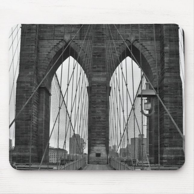 The Brooklyn Bridge in New York City Mouse Mat (Front)