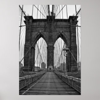 The Brooklyn Bridge in New York City Poster