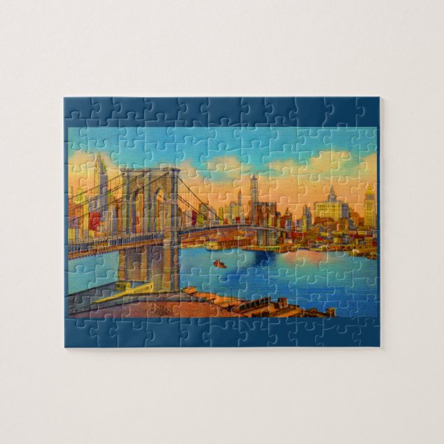 the Brooklyn Bridge Jigsaw Puzzle (Horizontal)