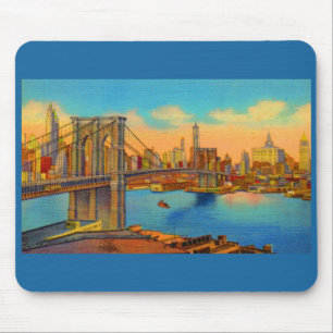 the Brooklyn Bridge Mouse Mat