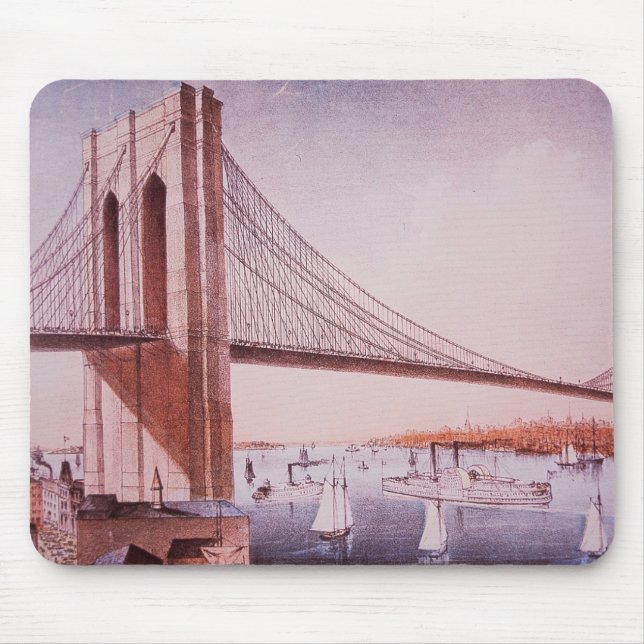 The Brooklyn Bridge Mouse Mat (Front)