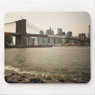The Brooklyn Bridge, View from Brooklyn Mouse Mat