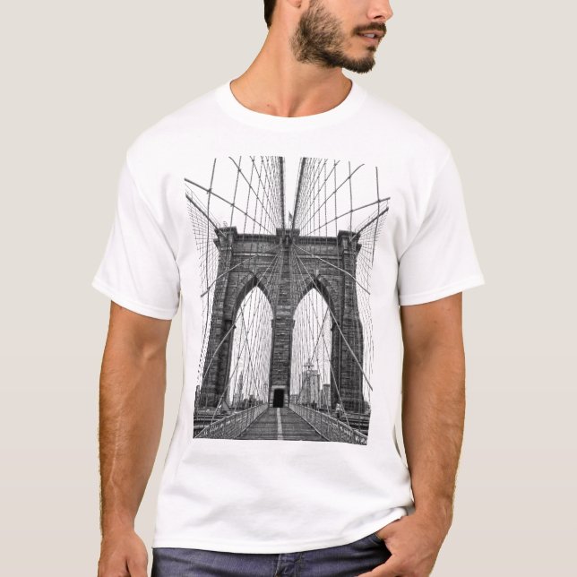 The Brooklyn Bridge Walkway T-Shirt (Front)