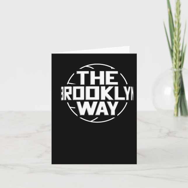 The Brooklyn Way Net Basketball  Card (Front)