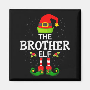 The Brother Elf Christmas Family Matching Pajama  Magnet